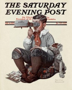 1922-1-14-Boy-with-Stereoscope-Norman-Rockwell